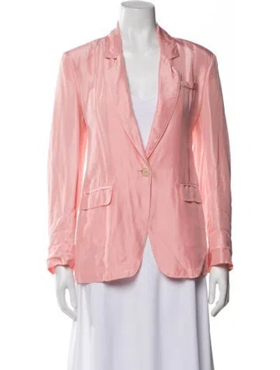 Pre-owned Forte Forte Silk Blazer In Pink