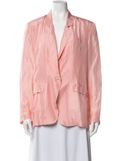 Pre-owned Forte Forte Silk Blazer W/ Tags In Pink