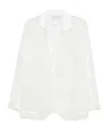 Forte Forte Women Silk Organza Jacket In White