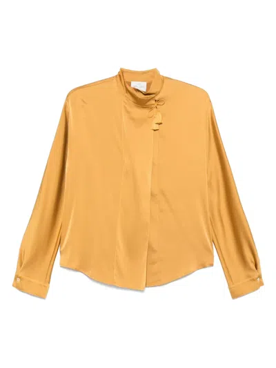 Forte Forte Long Sleeve Shirt In Yellow