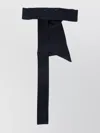 Forte Forte Silk Bow Tie Adjustable Length In Black