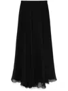 Forte Forte A-line Silk Maxi Dress In Black