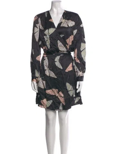 Pre-owned Forte Forte Silk Knee-length Dress In Multi