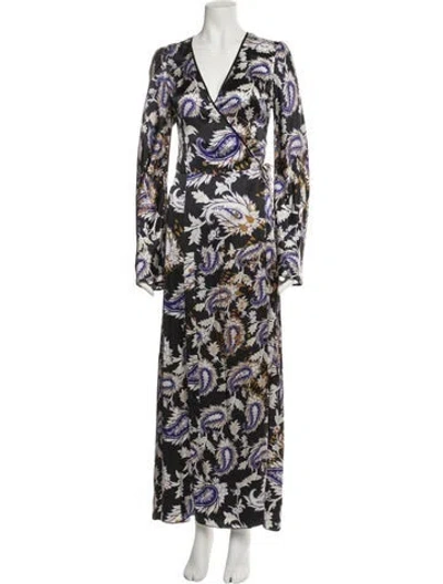 Pre-owned Forte Forte Silk Long Dress In Black