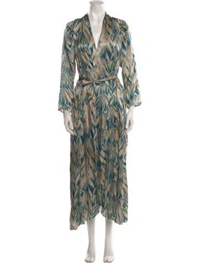 Pre-owned Forte Forte Silk Long Dress W/ Tags In Neutral