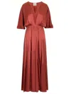 Forte Forte Women Silk Long Dress In Red