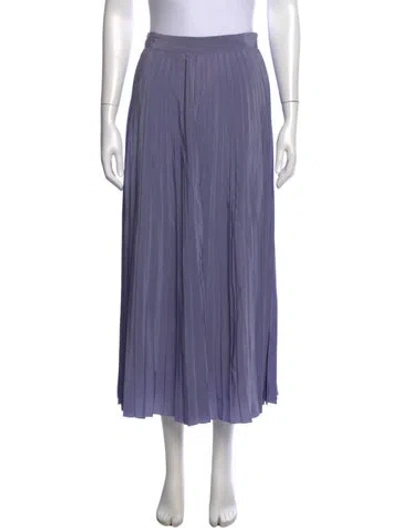 Pre-owned Forte Forte Silk Midi Length Skirt In Purple