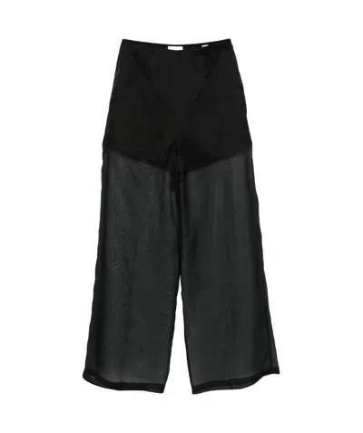 FORTE FORTE SILK PALAZZO PANTS