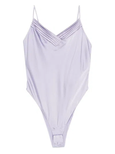 Forte Forte Silk Satin Bodysuit