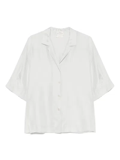 Forte Forte Silk Shirt In Gray