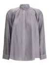 Forte Forte Silk Shirt In Gray