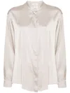 Forte Forte Long-sleeved Shirt In Grey