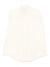 Forte Forte Essential Heavy Stretch Silk Satin Shirt In Neutral