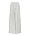 Forte Forte Silk Trousers With A Drawstring Waist