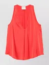Forte Forte Silk Tank Top In Red