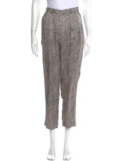 Pre-owned Forte Forte Silk Wide Leg Pants In Blue