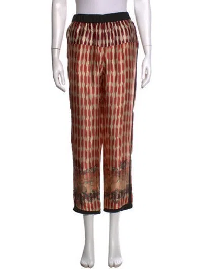 Pre-owned Forte Forte Silk Wide Leg Pants In Multicolor