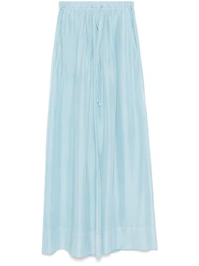 FORTE FORTE FORTE FORTE SILK WIDE LEG TROUSERS