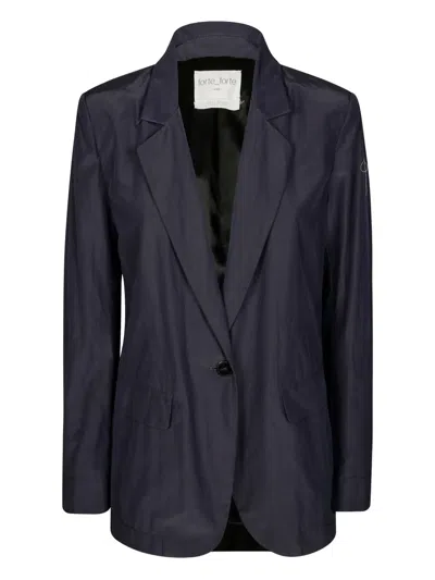 Forte Forte Single-breasted Blazer In 黑色