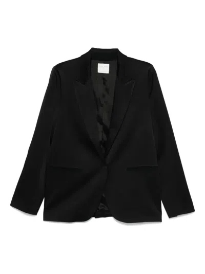Forte Forte Single-breasted Blazer In Black