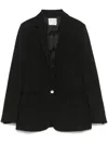 Forte Forte Single-breasted Blazer In Black