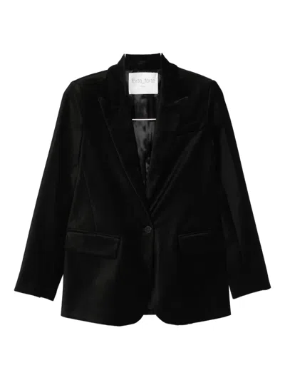 Forte Forte Single-breasted Blazer In Black