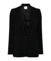 Forte Forte Single-breasted Blazer In Black