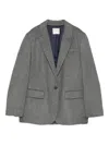 Forte Forte Wool Single-breasted Jacket In Gray