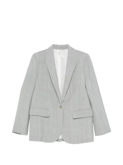 Forte Forte Single-breasted Blazer In Gray