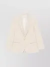 Forte Forte Single-breasted Blazer Jacket Featuring Front Pockets
