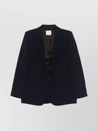 FORTE FORTE SINGLE-BREASTED BLAZER JACKET LAPELS NOTCHED