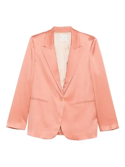 Forte Forte Single-breasted Blazer In Pink