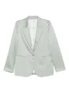 Forte Forte Single-breasted Jacket In Green