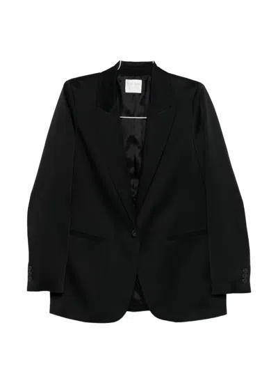 Forte Forte Single-breasted Notched Jacket In Black