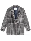 Forte Forte Check-pattern Coat In White