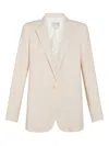 Forte Forte Single-button Blazer In Neutral