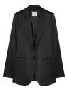 Forte Forte Single-button Jacket In Black
