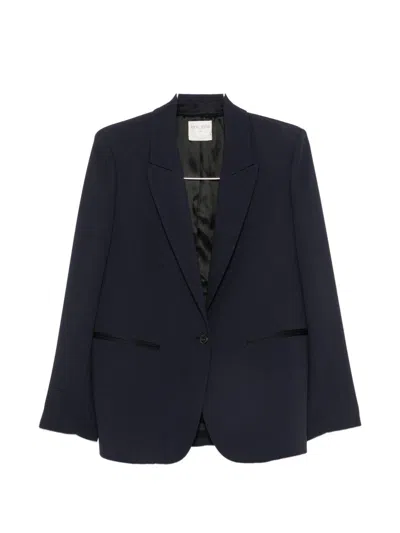 Forte Forte Single-breasted Blazer Jacket In Blue