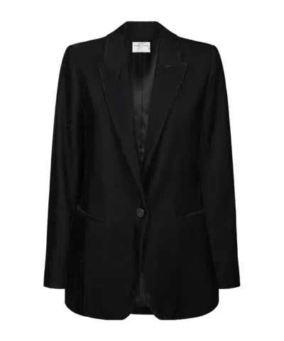 Forte Forte Single-breasted Corduroy Blazer In Black