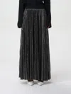 Forte Forte Forte_forte Lamé Pied De Poule Long Skirt In Schwarz