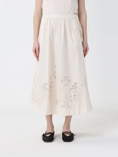 Forte Forte Skirt  Woman Color Yellow Cream In Neutral