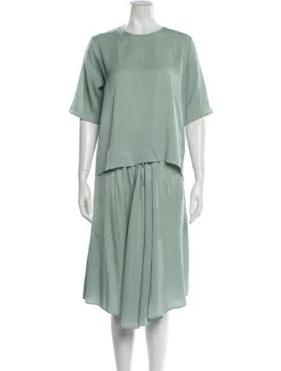 Pre-owned Forte Forte Skirt Set In Green