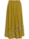 Forte Forte Rhinestone-embellished Cotton Maxi Skirt
