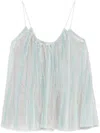 Shop Forte Forte Sky Blue Striped Top