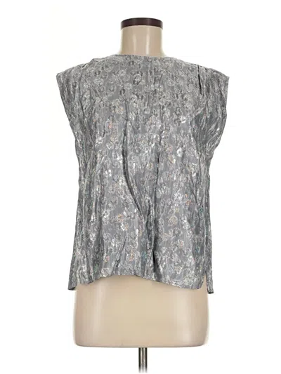 Forte Forte Sleeveless Blouse In Silver