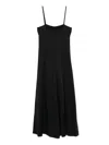 Forte Forte Sleeveless Midi Dress In Black
