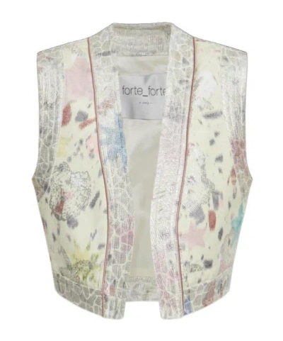 Forte Forte Sleeveless Vest In White