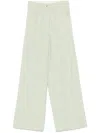 Forte Forte Slub Trousers In Green