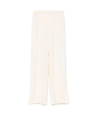 Forte Forte Slubbed Trousers In White