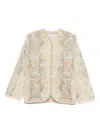 Forte Forte Snakeskin-patterned Cardigan In Brown